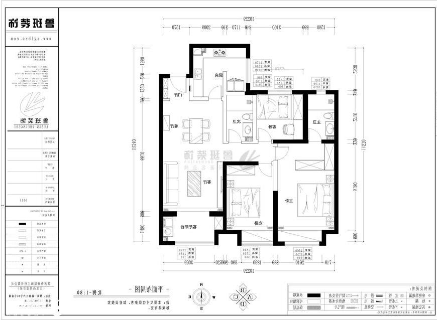 金地南湖艺境,现代轻奢,平面布局图