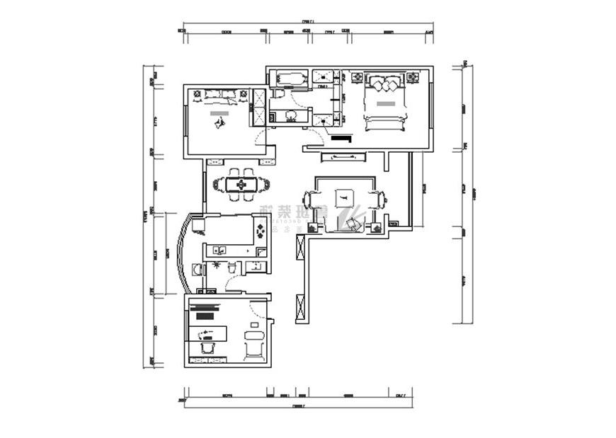 蓝光公园华府,北欧风格,户型图